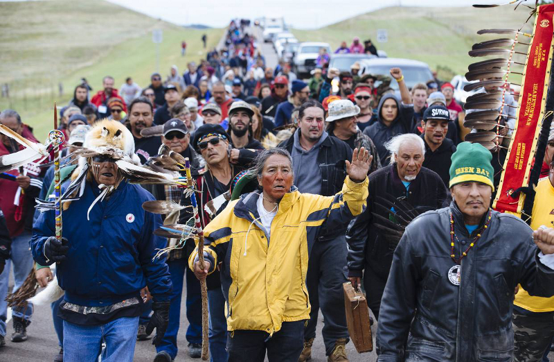 standing-rock-protest-march-on-road